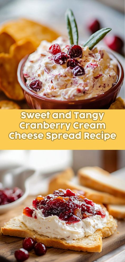 Indulge in the deliciousness of this Sweet and Tangy Cranberry Cream Cheese Spread! This recipe combines the richness of cream cheese with the tartness of fresh cranberries, creating a flavorful dip that’s perfect for entertaining. Enhanced with orange zest and optional chopped nuts, this spread adds a delightful crunch and aroma to any appetizer platter. Serve it at your next gathering, and watch as it quickly becomes a crowd favorite, leaving everyone asking for the recipe! 12 Tomatoes Christmas And Cream Spread, 12 Tomatoes Company Cheese Spread, Cream Cheese Spread Christmas, Christmas And Cream Spread 12 Tomatoes, Company Cheese Spread, Appetizer Recipes With Cream Cheese, Cream Cheese Recipes Appetizers, Whipped Cream Cheese Spread, Cranberry Cream Cheese Spread