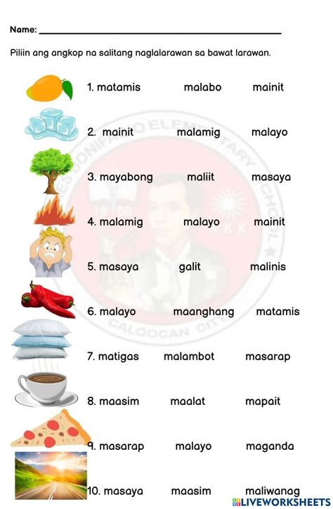 Pangngalan Worksheet For Grade 1, Reading Practice Worksheets, Filipino Words, Grade 1 Reading, Performance Tasks, Computer Lessons, Kindergarten Reading Worksheets, Personal Pronouns, English Grammar Worksheets