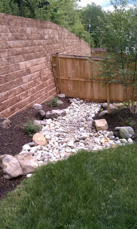 Yard Drain, Dry Stream, Storm Drain, Backyard Drainage, Stream Bed, Sloped Yard, Outdoor Ponds, Water Issues, Sloped Backyard