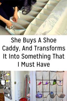 Diy Organize, Dorm Necessities, Shoe Caddy, Diy Organizing, Upcycle Diy, Tree Projects, Utensil Storage, Organize Your Home, Diy Upcycling