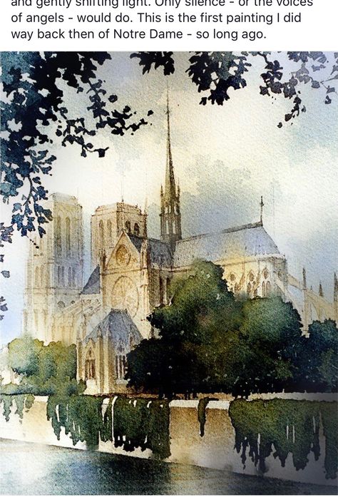 Thomas W Schaller, Paris Notre Dame, Thomas Schaller, Art And, Watercolor Architecture, Cultural Architecture, Architecture Painting, 수채화 그림, Watercolor Landscape Paintings