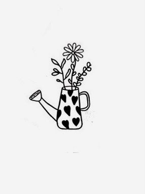 Watering Can Drawing, Spring Tattoos, Unforgettable Tattoo, Tattoo Apprenticeship, Linocut Printmaking, Sun Illustration, Tattoo Fails, Brace Yourself, Easy Doodles Drawings