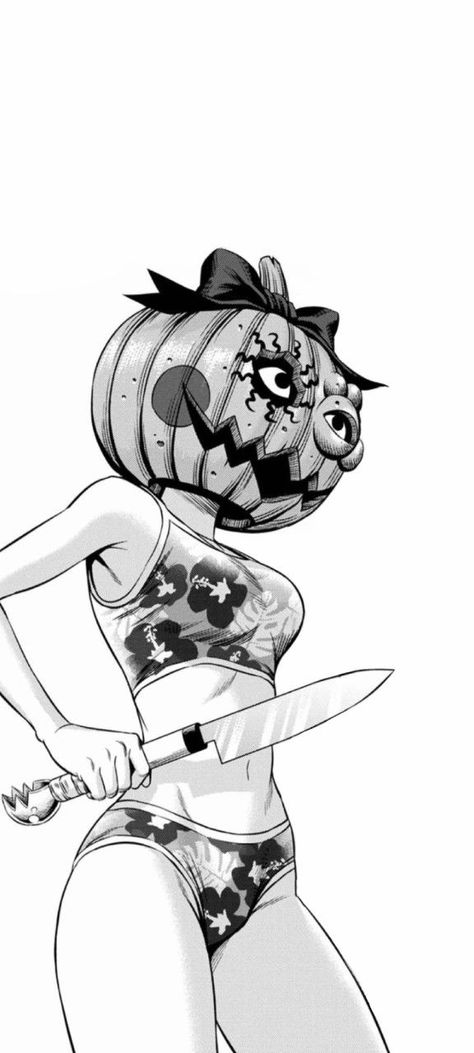 Naokooo~~💕💕💕🎃 Pumpkin Night Cosplay, Naoko Pumpkin Night, Pumpkin Knight Manga, Pumpkin Night Manga, Pumpkin Knight, Naoko Kirino, Pumpkin Night, Japanese Horror, Creepy Tattoos