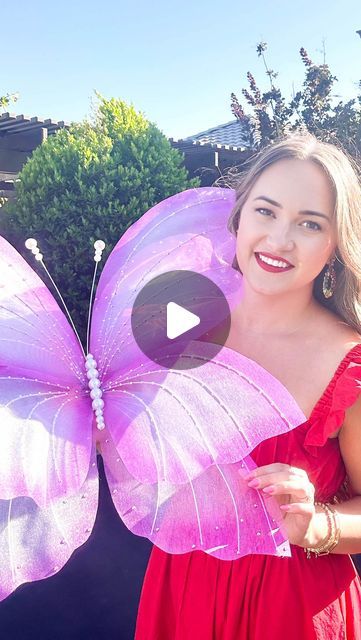 Homemade Butterfly Wings, Organza Butterfly Diy, Fabric Butterfly Diy, Diy Butterfly Wings, Butterfly Wings Tutorial, How To Do Butterfly, Butterfly Wings Diy, Diy Butterfly Costume, Organza Butterfly