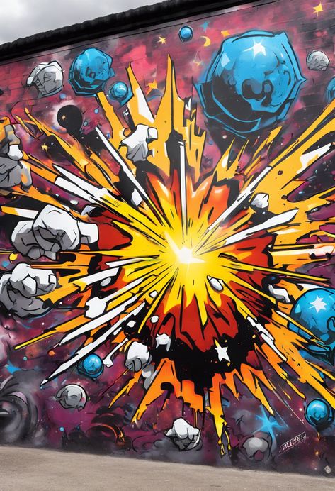 Graffiti Cosmic Blast Check more: https://paintlyx.com/graffiti-cosmic-blast/ Space Graffiti, Graffiti Murals, Outer Space, Lockers, Wall Murals, Graffiti, Mural, Marvel, Wall