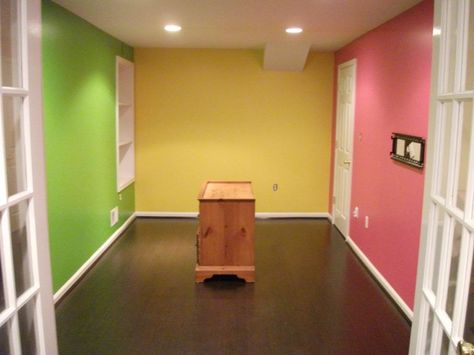 Multicolor Kid's playroom Playroom Paint Colors, Playroom Paint, Wall Paint Colour Combination, Room Color Combination, Wall Color Combination, Bedroom Color Combination, Cool Kids Bedrooms, Room Wall Colors, Power Washing