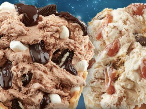 Cold Stone Creamery Unveils New Holiday Ice Cream Flavors for 2022 - Thrillist Hot Chocolate Ice Cream, Holiday Ice Cream, Cold Stone Creamery, Cold Stone, Frozen Hot Chocolate, Premium Ice Cream, Devils Food Cake, Ice Cream Cookies, Ice Cream Parlor