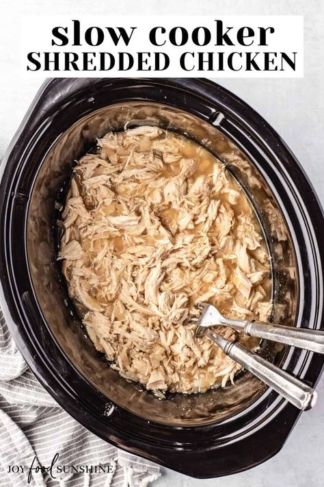 Ranch Chicken Crockpot, Hot Turkey Sandwiches, Shredded Chicken Sandwiches, Pulled Chicken Recipes, Shredded Chicken Crockpot, Chicken Breast Slow Cooker, Mississippi Chicken, Slow Cooker Shredded Chicken, Honey Lime Chicken