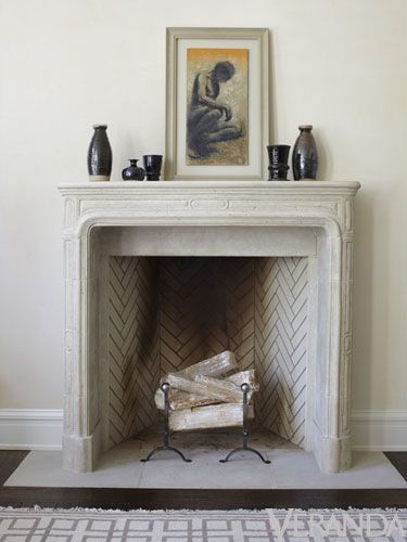 Empty Fireplace Ideas, Fireplace Modern Design, Chimney Decor, Design Camino, Vintage Fireplace, Hearth Room, Faux Fireplace, Ideas Hogar, Home Fireplace