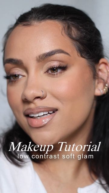 M Y E S H A P O L N E T T on Instagram: "A soft glam tutorial specifically on low contrast makeup! Let me know if you guys like this style of video. It’s long and more “educational” but I miss the old days of makeup tutorials lol. Also please let me know if you want to see eyes and lips as well, the video would’ve been waaay too long if I kept those clips 😅 @refybeauty glow and sculpt face serum primer @fentybeauty match stix corrector in peach @diorbeauty backstage face and body foundation in 2w (Dior air flash foundation I believe is discontinued, so sorry I don’t realize) @milkmakeup matte bronzer stick in baked & sculpt cream contour stick in stoked @hourglasscosmetics vanish concealer in beech @milkmakeup lip and cheek cream blush in werk @givenchybeauty prisme libre loose sett Low Contrast Makeup Tutorial, Medium Contrast Makeup Tutorial, Low Contrast Makeup Looks, Low Medium Contrast Makeup, Low Contrast Face, Medium Low Contrast Makeup, Low Contrast Makeup, Soft Glam Tutorial, I Miss The Old Days