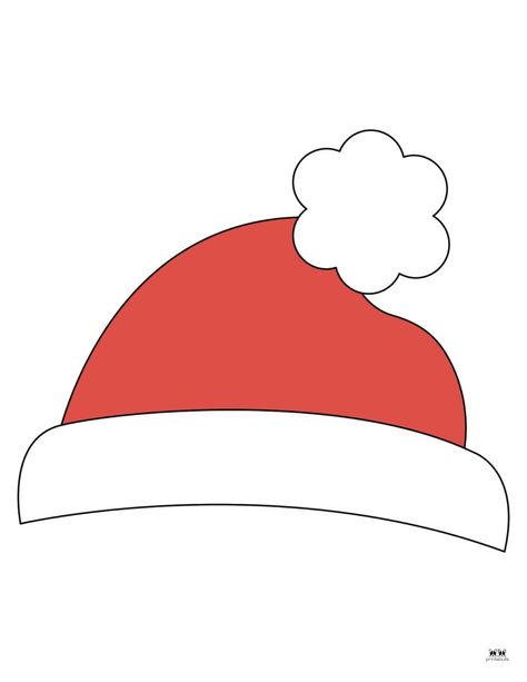 Choose from a variety of santa hat templates and coloring pages for tons of Christmas fun! All 25 pages can be printed from home. 100% FREE. Santa Hat Template Free Printable, Hat Template Free Printable, Santa Hat Template, Template Free Printable, Hat Template, Christmas Coloring Pages, Templates Printable Free, Christmas Hat, Gingerbread Man