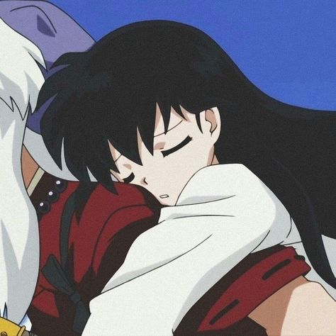 Kagome and InuYasha 1/2 matching Inuyasha Kagome Icons, Inuyasha And Kagome Matching Icons, Kagome Pfp, Inuyasha Pfp, Inuyasha Kagome, Inuyasha Love, Inuyasha And Sesshomaru, Anime Goth, Inuyasha Fan Art