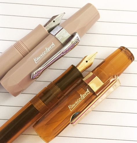 Motivational Aesthetic, Pen Obsession, Kaweco Sport, Stationary Craft, Kaweco Fountain Pen, School Preparation, Fancy Pens, Crystal Pen, Pretty Pens