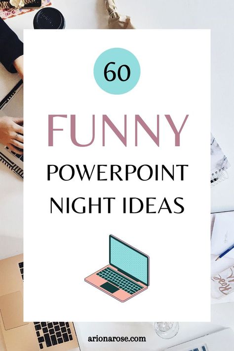 Funny Power Point Night Ideas, Powerpoint Ideas For Girls Night, Presentation Night Ideas With Friends, Power Point Party Ideas, Powerpoint Night Ideas, Girls Night Games, Funny Lists, Creative Powerpoint Presentations, Board Game Night