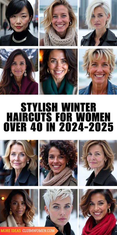 Looking for winter haircut inspiration for 2024-2025? Explore the top trends for women over 40, including chic bobs, textured lobs, and edgy pixies. Stay stylish and low-maintenance with these flattering cuts! Taylor Swift Haircut, Winter Haircut, Razor Cut Bob, Winter Haircuts, Haircuts For Women Over 40, Short Shaggy Bob, Choppy Pixie Cut, Popular Short Hairstyles, Easy Hair Cuts