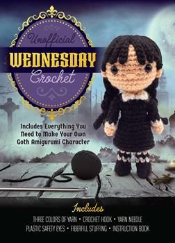 Gothic Amigurumi, Wednesday Crochet, Wednesday Doll, The Addams Family, Halloween Party Diy, Goth Girl, Crochet Kit, Addams Family, Embroidery Needles