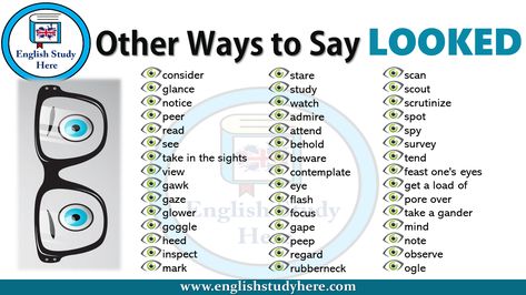 https://englishstudyhere.com/ways-to-say/other-ways-to-say-looked/ Other Ways To Say How Are You, Other Ways To Say Thank You, Other Ways To Say Said, Ways To Say For Example, British Language, Other Ways To Say For Example, Fan Language, Story Help, Ways To Say Said