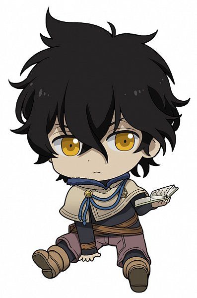 Black Cover Anime, Black Clover Stickers, Black Clover Chibi, Black Clover Characters, Black Clover Yuno, Yuno Black Clover, Anime Black Clover, Black Clover Manga, Black Bull