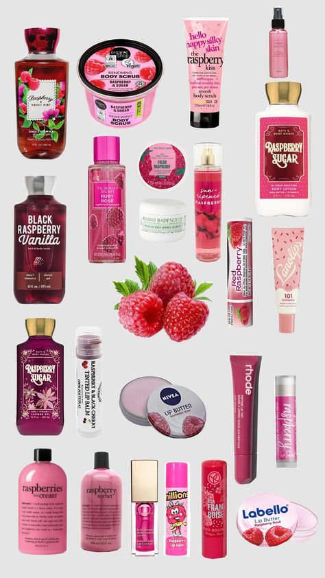 Smell like raspberries 🩷 How To Smell Like Raspberry, Raspberry Skincare, Dream Live, Silky Skin, Care Kit, Shower Routine, Female Body, Body Skin Care Routine, Organic Skin