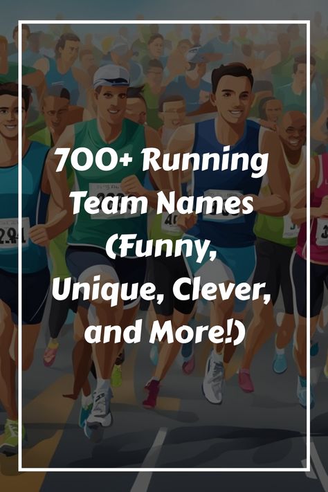 A running team name is more than just a label; it encapsulates the spirit, drive, and camaraderie of the group. Running Puns, Running Team Names, Team Names Funny, Running Group, Running Team, Media Influence, Town Names, Running Humor, Winter Running