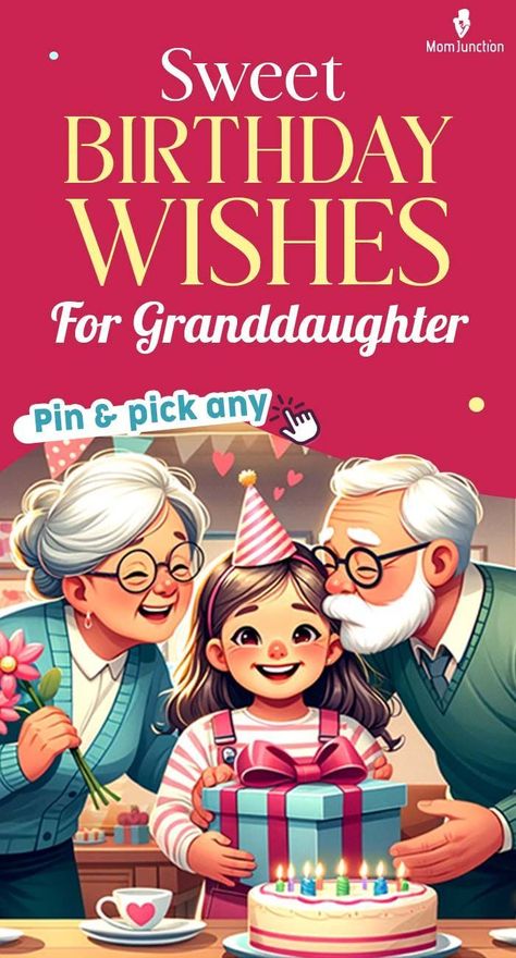 Your grandchild’s birthday is nearing, and you want to do something special for her. Sending birthday wishes for granddaughter would not only make her feel loved, but she may cherish these memories for a long time. Granddaughters are a blessing in the lives of grandparents. Grandaughter Birthday Wishes, Happy Birthday Grand Daughter, Birthday Wishes For Granddaughter, Birthday Rhymes, Birthday Msg, Lovely Birthday Wishes, 16th Birthday Wishes, Sending Birthday Wishes, Sweet Birthday Wishes