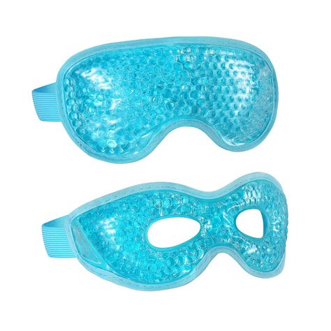 Amazon.com : 2PCS Gel Eye Mask Reusable Hot Cold Therapy Gel Bead Eye Mask for Puffiness /Dark Circles/Eye Bags /Dry Eyes/Headaches/Migraines/Stress Relief, Cooling Eye Mask Hot/Cold Compress Eye Mask (Blue) : Beauty & Personal Care Cold Eye Mask, Gel Eye Mask, Eye Study, Gel Face Mask, Sinus Pain, Gel Beads, Blue Gel, Gel Mask, Tired Eyes