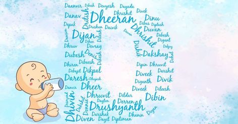 Baby Boy Names Starting With D D Letter Names For Boys, Hindu Alphabet, D Names For Boys, Baby Boy Names Indian Unique, D Boy Names, Tamil Baby Boy Names, Traditional Baby Boy Names, Sanskrit Baby Boy Names, Tamil Baby Names