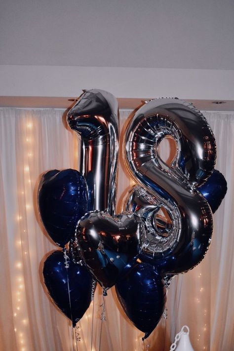 Happy Birthday18 Years, Iconic 18th Birthday Cake, 18th Birthday Aesthetic Wallpaper, 18th Birthday Wallpaper, It's My 18th Birthday, Happy Birthday Icons, 18th Birthday Party Themes, Birthday Decorations At Home, Happy Birthday 18th