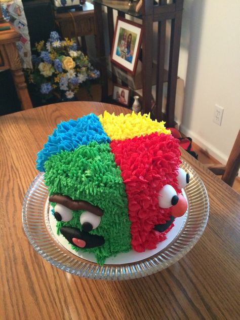 Sesame Street Birthday Smash Cake, Sesame Street Smash Cake, Elmo Cakes, Sesame Street Birthday Party Ideas Boy, Sesame Street Birthday Cakes, Sesame Street Cake, Smash Cake Outfit, Lincoln Birthday, Cake Smash Outfit Girl