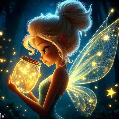 There's just something magical about them ✨️ Tinker Fairies, Tinkerbell Wallpaper, Tinkerbell Pictures, Disney Magical, Disney Character Art, Tinkerbell Disney, Tinkerbell Fairies, Fairy Paintings, Disney Tinkerbell