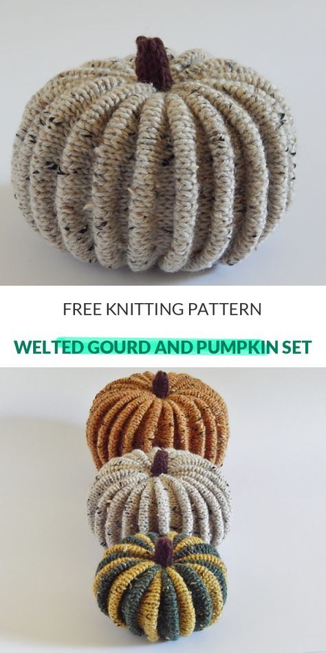 Pumpkin Knitting Pattern Free, Knitted Pumpkins Free Pattern, Pumpkins Knitted, Knit Pumpkin Pillow, Halloween Knitting Patterns Free, Creative Pumpkin Ideas, Pumpkin Knitting Pattern, Easy Crochet Pumpkin, Knitted Pumpkins