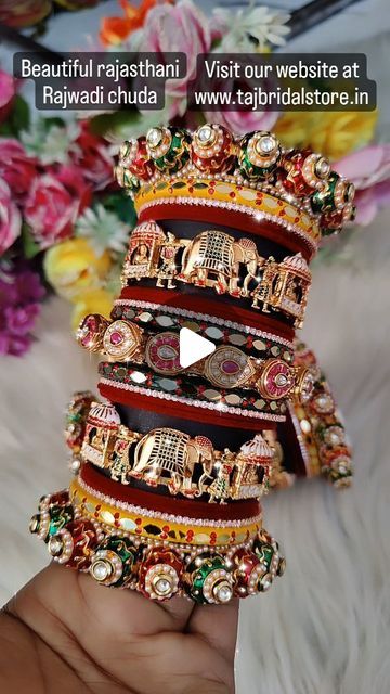 Rajwadi Bangles, Bridal Bangle Set, Bridal Bangles, Bridal Stores, Bangle Set, Bangles