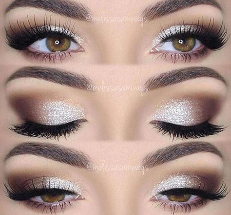 makeup Wedding Hairstyles And Makeup, Mekap Mata, Makeup Tip, Formal Makeup, Smink Inspiration, Beauty Make-up, Braut Make-up, Makijaż Smokey Eye, Wedding Nails Design