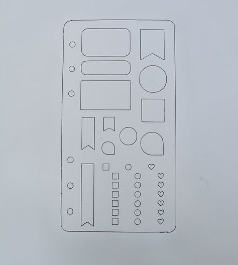 Planner Stencil, Erin Condren Life Planner Vertical, Recollections Planner, Personal Planners, Types Of Planners, Planner Vertical, Planner Stamps, Stencil Templates, Agenda Planner