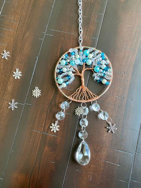 Kitchen Window Garden, Tree Of Life Decor, Christmas Window Decoration, Window Garden, Winter Tree, Spring Tree, Sun Shine, Snowy Winter, Window Decoration