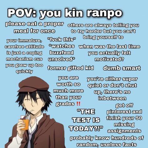 Ranpo Edogawa Kinnie Bingo, Ranpo Wanted Poster, Bungou Stray Dogs Kinnie, Ranpo Kinnie Call Out, Bsd Kinnie Bingos Dazai, Ranpo Edogawa Kinnie, Bsd Kinnie Call Out, Ranpo Outfit, Bsd Bingo Kin