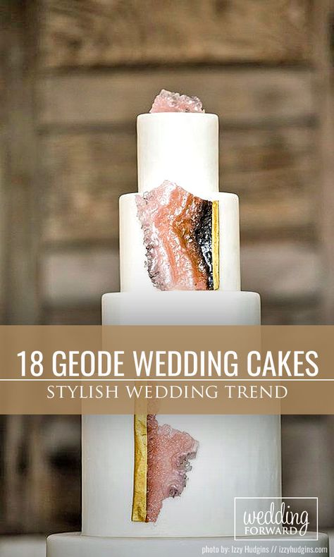 Be in trend! Geode Wedding Cakes For Stylish Event ❤ Geode wedding cakes have become bridal must-haves this season. See more:  http://www.weddingforward.com/geode-wedding-cakes/ #wedding #cakes Gem Cake, Geode Cake Wedding, Geode Wedding, Geode Cake, Traditional Wedding Cakes, Wedding Unique, Wedding Expenses, Cake Shapes, Bridal Outfit