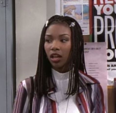 NOSTALGIA on Twitter: "moesha's hairstyles, a thread https://t.co/rJv3uLCZlL" / Twitter Moesha Braids Hairstyles, Moesha Braids, Couture Icons, 1990s Hairstyles, Brandy Norwood, Y2k Hair, Vintage Black Glamour, 90s Hairstyles, Braid Styles