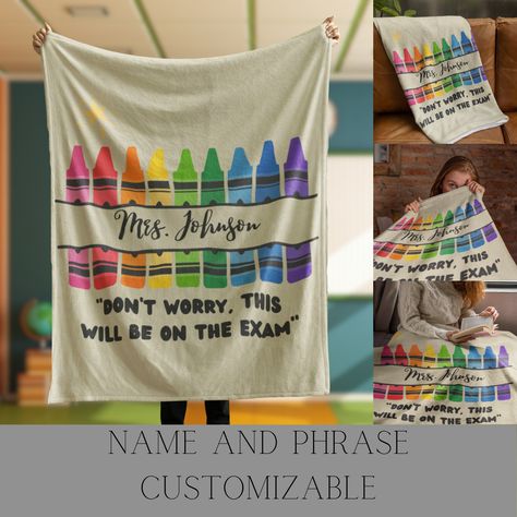 Gifts Teacher, Favorite Teacher, Teacher Teacher, Personalized Blanket, Blanket Personalized, Teacher Quotes, Gift For Teacher, Personalised Blankets, Teacher Favorite Things