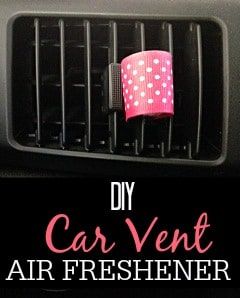 Dealing with bad car smell? Try this easy DIY Car Vent Air Freshener. It works great with essential oils. Diy Air Freshener, Diy Essentials, Car Smell, Car Vent, Young Living Oils, Diy Cleaners, Car Freshener, Essential Oil Uses, Diy Car