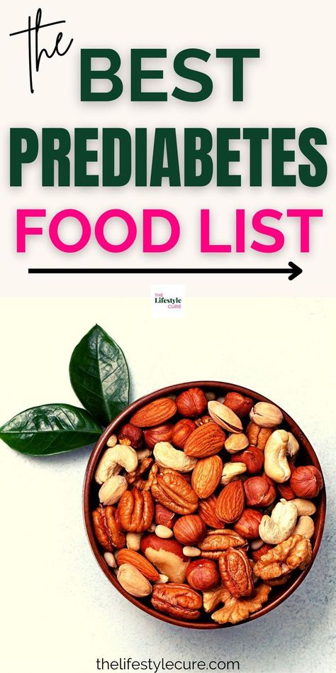 THE BEST PREDIABETES FOOD LIST// Prediabetic Diet Food Lists, Reverse Prediabetes, High Cholesterol Diet, Prediabetic Diet, Healthy Recipes For Diabetics, High Protein Low Carb Recipes, Dash Diet, Diet Food List, Food List