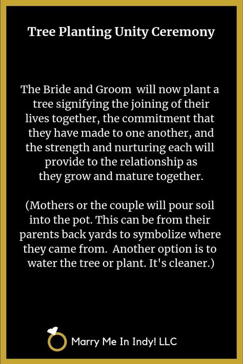 Tree Ceremony Wedding Unity, Tree Planting Wedding Ceremony Script, Unity Ceremony Tree Planting, Unity Tree Ceremony Script, Tree Planting Unity Ceremony Script, Tree Planting Unity Ceremony, Wedding Rituals Unity Ceremony, Unity Plant Ceremony, Tree Unity Ceremony