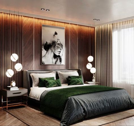 Office Loft, Big Painting, Bedroom Interior Design Luxury, Modern Luxury Bedroom, Modern Bedroom Interior, Luxury Bedroom Design, Apartment Office, Bedroom Master, Luxury Bedroom Master