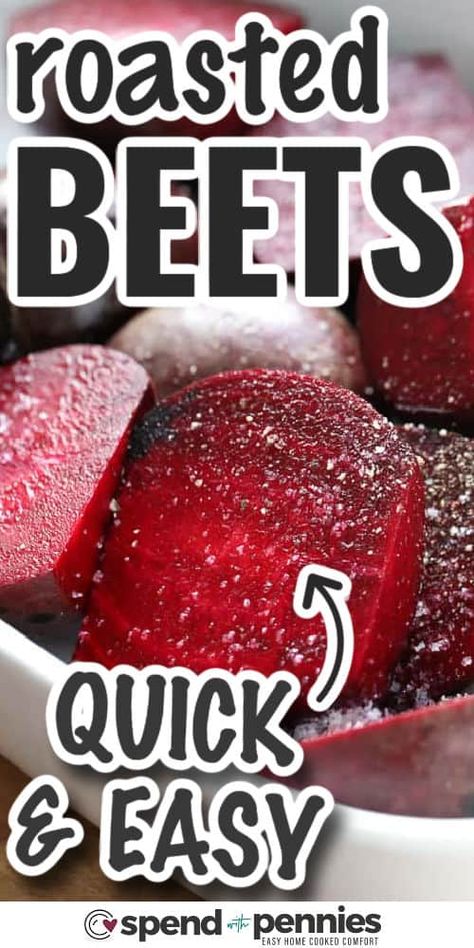 Roasted Beets Canned Sliced Beets Recipe, Beets Recipes Easy, How To Prepare Beets How To Cook, Christmas Beets Recipe, Roasted Red Beets Recipe, Roast Beets Oven Easy, Roasted Red Beets, How To Use Beets, Red Beets Recipe Side Dishes