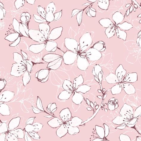 Katarina Listiakova on Instagram: “Can’t have spring without cherry blossom 🌸🌸🌸 This is my interpretation of the flower for the #createwithlilybreeze challenge by…” Cherry Blossom Motif, Cherry Blossom Pattern Design, Sakura Pattern Design, Cherry Blossom Aesthetic Korean, Korean Scarf, Cat Suitcase, Cherry Blossom Illustration, Cherry Blossom Vector, Cherry Blossom Drawing