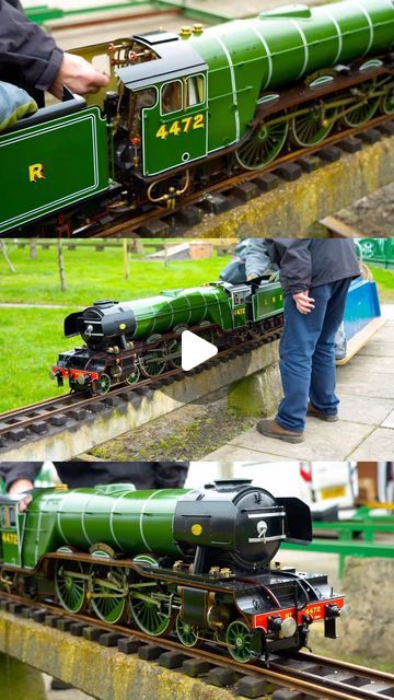 7.3K views · 1.7K likes | Alex Fletcher on Instagram: "The Flying Scotsman live steam locomotive in all its glory. Great to see @kingscale_loco test run it at West Huntspill. It really is a sight to behold.
.
.
.
#steamlocomotive #steamtrain #livesteam #narrowgauge #modelrailway #modelrailroad" Live Steam Locomotive, Flying Scotsman, Run It, Steam Trains, Steam Locomotive, Model Railway, Model Railroad, Steam, Train