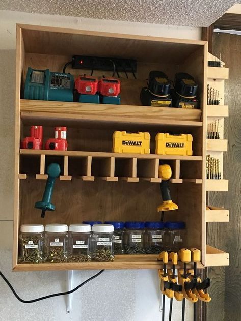 Message Tool Shop Organization, Tool Garage, Garage Organization Ideas, Garage Organization Tips, Garage Organisation, Garage Workshop Organization, Tool Storage Cabinets, Garage Tool Organization, Garage Organization Diy