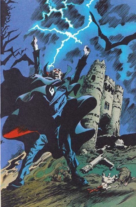 Dracula by Gene Colan Marvel Portraits, Marvel Horror, Tomb Of Dracula, Al Williamson, Marvel Legion, Dracula Art, Comic Superheroes, Mtg Altered Art, Horror Lovers