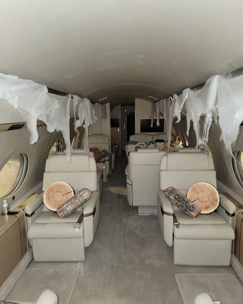 Spooktacular Decor from See Photos From Kim Kardashian's Camp-Themed Birthday Party for Daughter North West on E! Online Camp Birthday, Kim Kardashian And North, Camping Theme Birthday Party, Private Jet Interior, North Design, Jenner Family, Dressy Casual Outfits, Dream Office, Camping Birthday