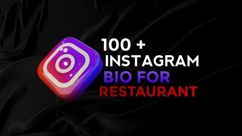 Bio For Restaurant, Instagram Bio Short, Stylish Restaurant, Bio For Instagram, Restaurant Indian, Instagram Tips And Tricks, Veg Restaurant, Increase Followers, Restaurant Deals